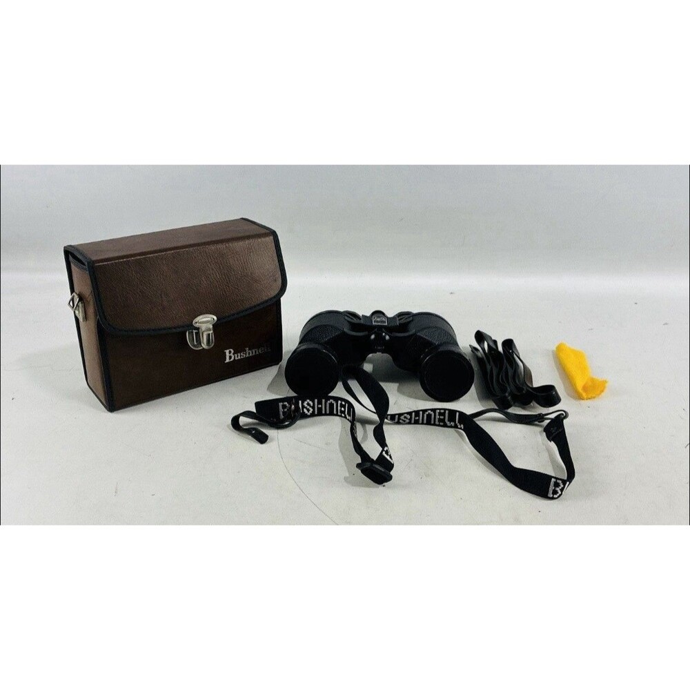 Vintage Bushnell Binoculars Sportview INSTA-FOCUS 7x35 With Case and Strap